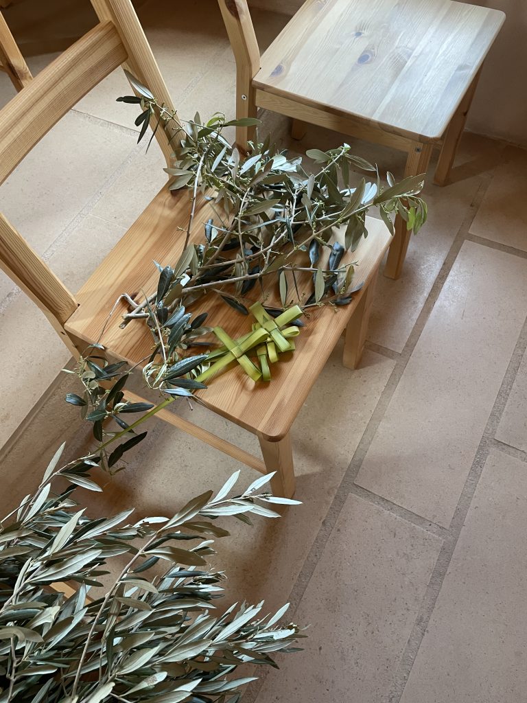 Branche d'olivier et Crucetta